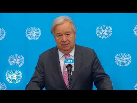 Upholding Navigational Rights and Freedoms - UN Chief's Stakeout | United Nations