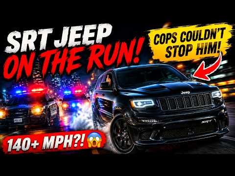 SRT Jeep Goes Invisible To Escape Little Rock Police MUST WATCH!