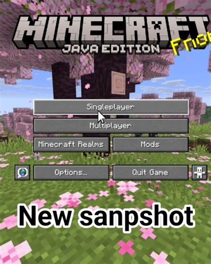 New snapshot in minecraft😍