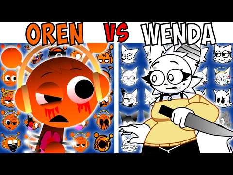 ALL OREN VS WENDA TEST | FNF Character Test | Gameplay VS Playground