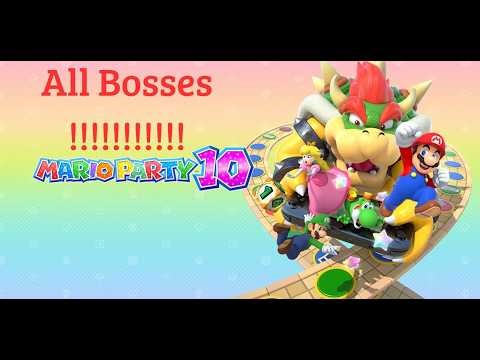 Mario Party 10 All Bosses!!!!