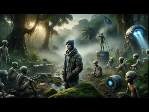 Ein Alien-Professor gibt die Aufgabe „Schutz ohne Werkzeuge“ – Mensch baut über Nacht beheizte Hütte