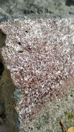 Red water opal in a stone #nature #minerals #forestambience #mountains