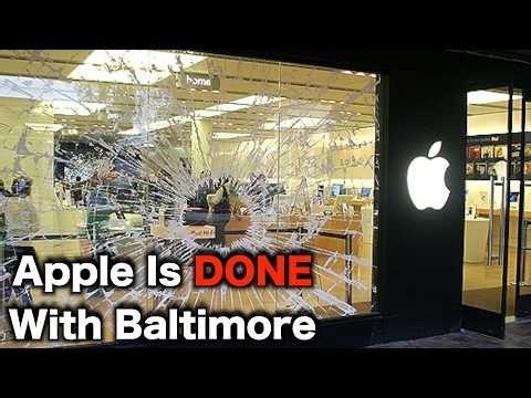 Baltimore SHOCKED After Apple Store FLEES City