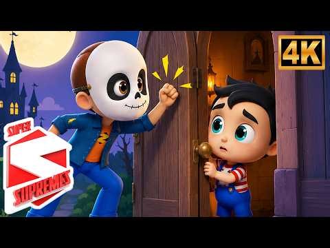 Knock Knock Who's There | Halloween Song for Kids | Super Supremes Nursery Rhymes