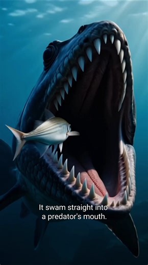 “This Tiny Fish Escaped From Inside a Predator 😳” #facts #fishyfacts