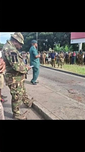 Situation under control here at Murray Barracks