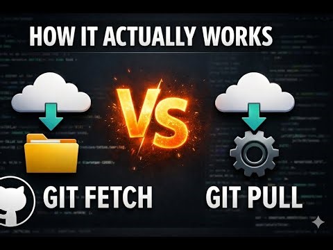 Git Fetch vs Git Pull: The ONLY Guide You Need (Visual Explanation) #github