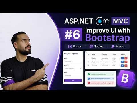 ASP.NET Core MVC #6 - Improve UI with Bootstrap | Forms, Tables & Alerts