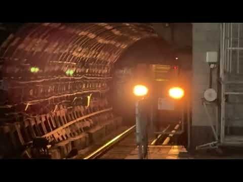 81-717/714 №9330-9329 Прибывает на станцию «Госпром» | Kharkiv metro