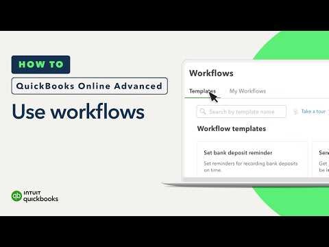 How to use workflows in QuickBooks Online Advanced
