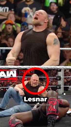 Brock Lesnar returned on Raw... #wwe #brocklesnar