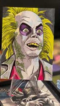Beetlejuice- Inktober Day 15: Hooray