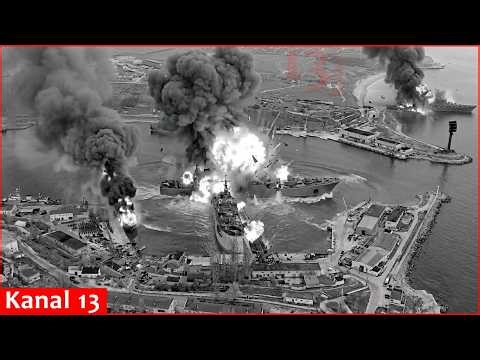 Ukrainian drones crush Russian landing ships worth over $150m, radar system in Crimea