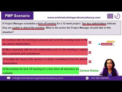 Don’t Confuse This in PMP! Kick-Off Meeting Scenario