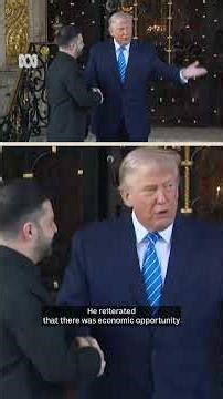 'Thorny issues' remain, says Trump after Zelenskyy meeting | ABC NEWS