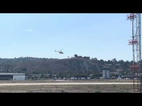 Robinson R66 N266RH Helicopter taking off from Torrance Airport (First video of 2026)