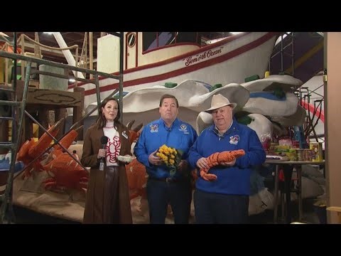 A look at the Louisiana float to be featured in the 2026 Tournament of Roses parade
