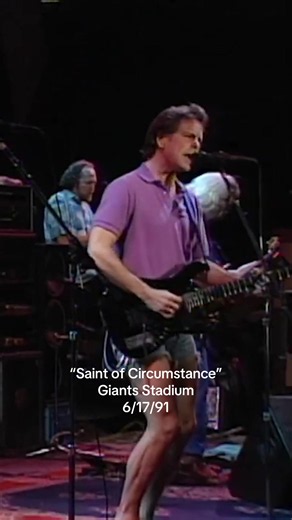 “This must be heaven” 😇 Watch the latest ‘All The Years Live’ release of “Saint of Circumstance” live at Giants Stadium on 6/17/91, available now on the Grateful Dead YouTube Channel.