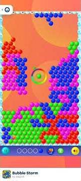 Bubble Shooter Gameplay: Clearing Level 2 | Satisfying Puzzle Game