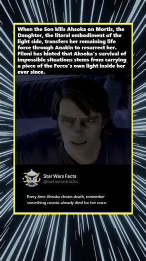 The Force itself died so Ahsoka could live #starwars #starwarsfacts #lore #shorts