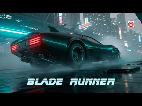 CYBER NOIR 2099 ⚡ Blade Runner Inspired Cyberpunk Instrumental | Dark Synthwave Ambient | 3 Hours