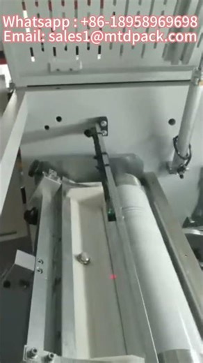 Amazing！Big Flat bottom Paper Bag Machine in Action 😍chine in Action 😍 #machine #shorts