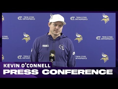 Kevin O’Connell on J.J. McCarthy’s Injury Progress & Preparing for Vikings vs. Packers Week 18 Game