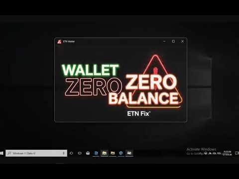 How to Fix Electroneum ETN Wallet Showing 0 Balance How to Fix Video Scheduler Internal Error in WIn