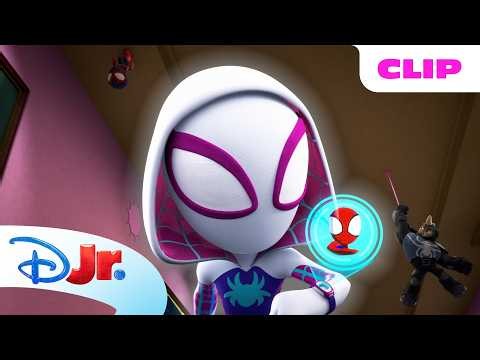Gobby and Rhino Become Spider Villains! 🕷️😈 | Marvel's Spidey and his Amazing Friends | Disney Jr.