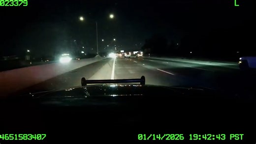 A man was arrested for DUI after being stopped while driving the wrong way on Highway 99 in Modesto. MORE: https://bit.ly/3YXT8aq (Video: Modesto CHP) | FOX26