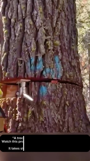 How to Fell a Giant Tree with Smart Precision! 🌲😱
