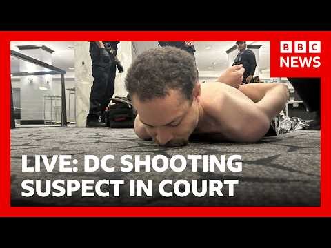 LIVE: Washington press dinner shooting suspect in court for charges | BBC News