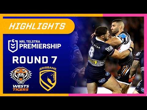 NRL Highlights: Tigers v Broncos - Round 7 | NRL on Nine
