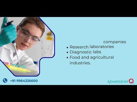 BSc in Biotechnology, Biochemistry, Genetics Course Admission Reva University | Contact 9964326600