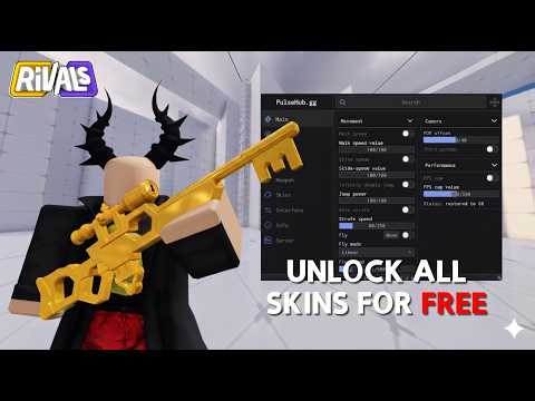 HOW TO UNLOCK ALL SKINS FOR FREE IN ROBLOX RIVALS