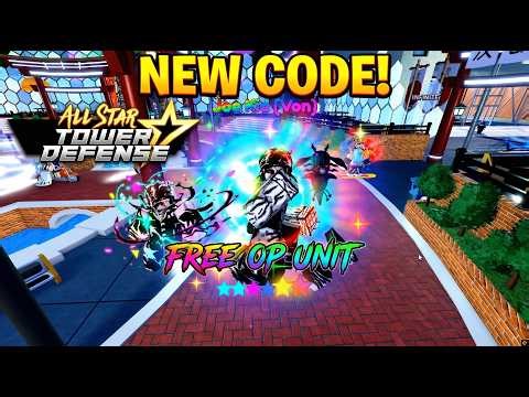 New Code for Free OP Unit in All Star Tower Defense Roblox
