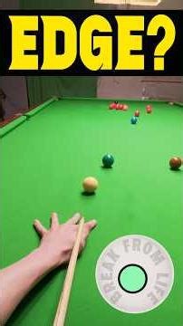 Snooker Practice Break The Very Edge? 🤔 GoPro Headcam POV
