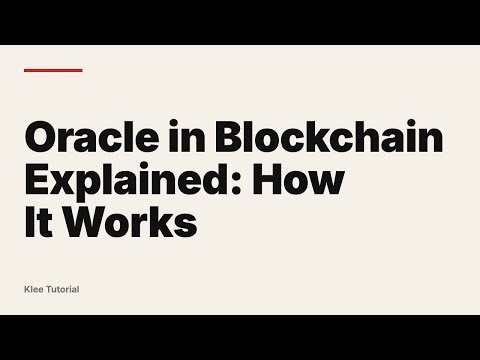 Oracle in Blockchain Explained: How It Works