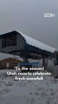 'Tis the season! Utah resorts celebrate fresh snowfall