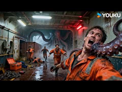 😱🐙😳Man eats a live monster octopus…then something goes wrong|Monster of the Deep|YOUKU MONSTER MOVIE