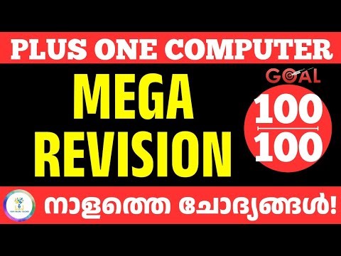 Plus One Computer Application Mega Revision 2026 | Full Chapters Revision | Important Questions |