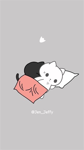 🤍🖤. #JenJeffy#JenandJeffy#Jen#Jeffy#animation#cartoon#animated#animationmeme#animatedshorts