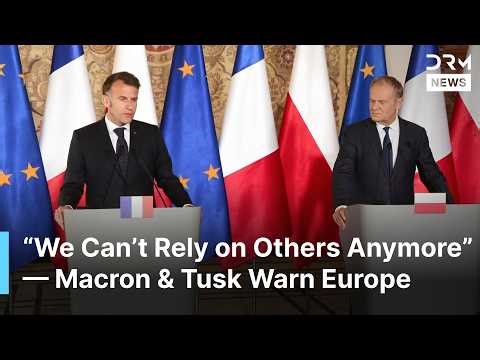 Macron and Tusk Speak on EU Unity, Defense Cooperation, Ukraine Support and Military Power | AC1N