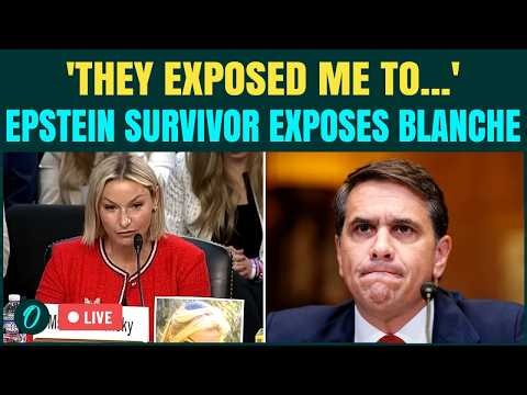 LIVE: Epstein Survivor BLASTS Blanche in Emotional Testimony, 'DOJ Exposed My Identity'