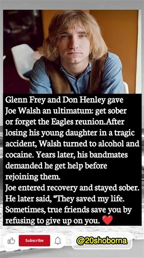 Joe Walsh’s Bandmates Saved His Life ❤️ | The Eagles’ Powerful Story #Shorts