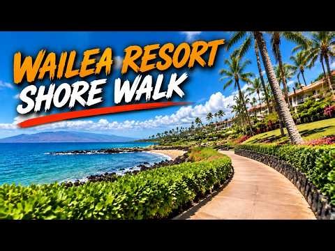 Maui’s Hidden Paradise: Wailea Beach Path Walk (4K)