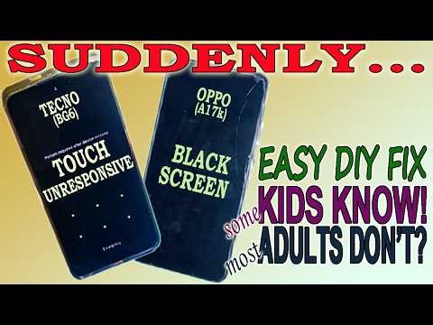 How to Fix an Unresponsive Touch or Black Screen on Android? EASY FIX! #BlackScreenFix #FrozenPhone
