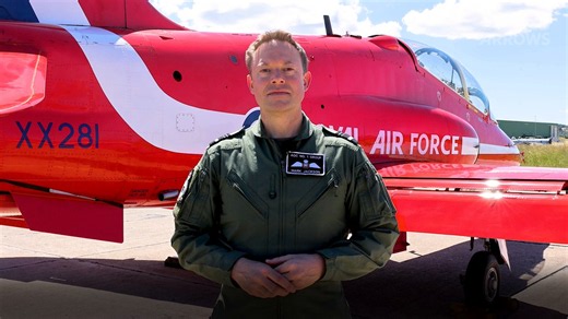 With the 2026 season getting underway, Air Officer Commanding No. 1 Group, Air Vice-Marshal Mark Jackson, has outlined a change that crowds will see to the Red Arrows’ display this year and how the @RoyalAirForce is planning for the team’s future.#RedArrows | #RAF