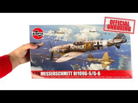NEW Messerschmitt Bf109G-5/G-6 | Official Unboxing Airfix